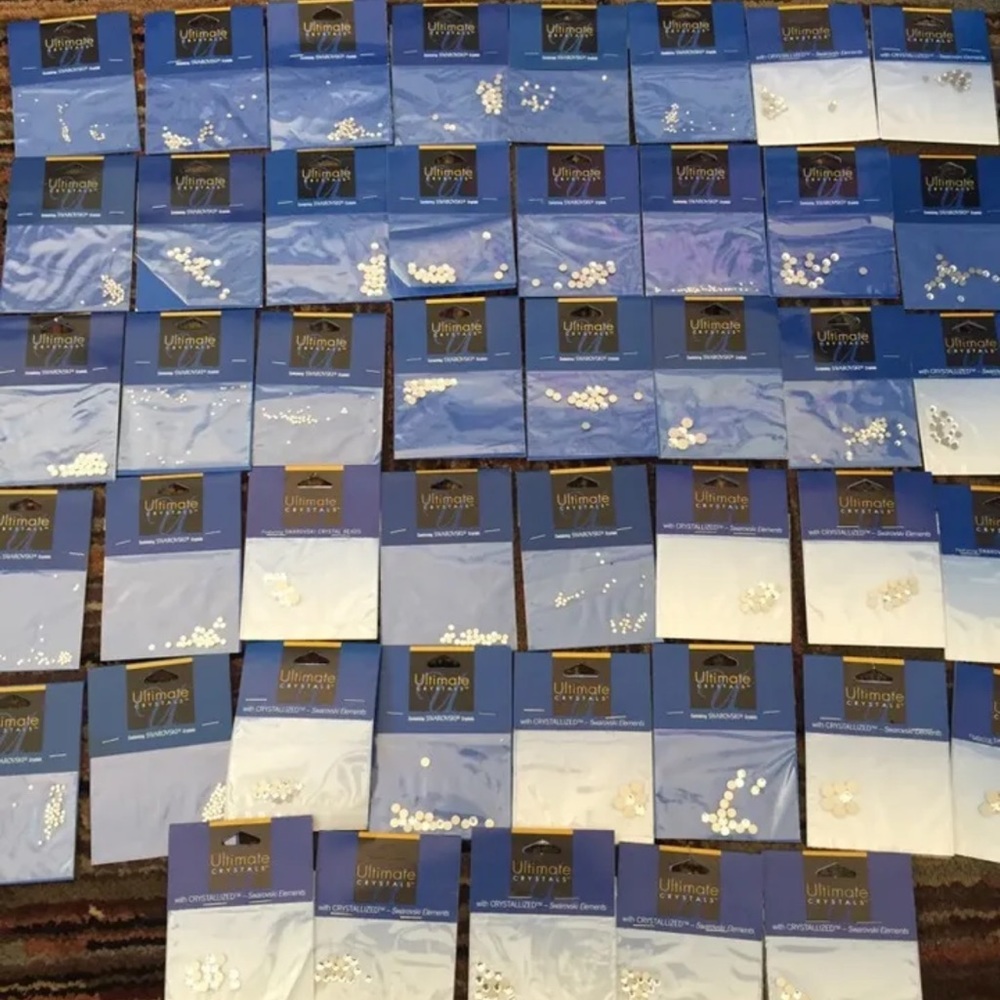 Brand new 45 packs of ultimate Swarovski crystals
